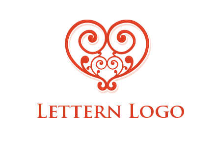 heart matchmaking logo design