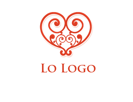 heart matchmaking logo design