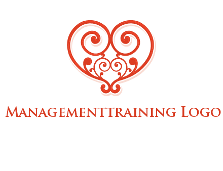 heart matchmaking logo design