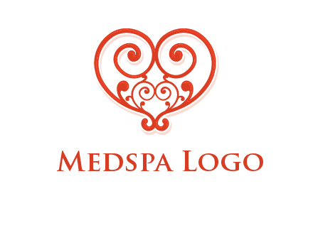 heart matchmaking logo design