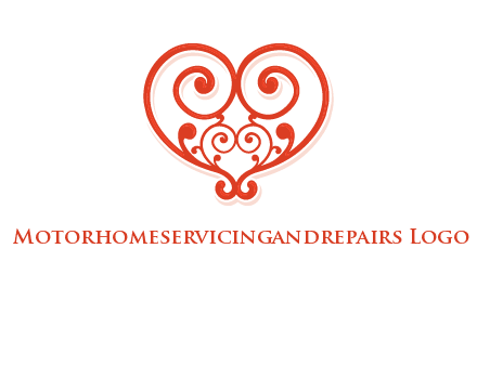 heart matchmaking logo design