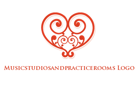 heart matchmaking logo design