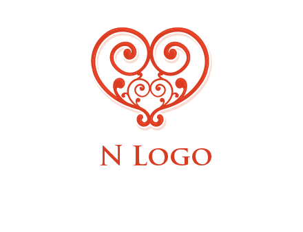 heart matchmaking logo design