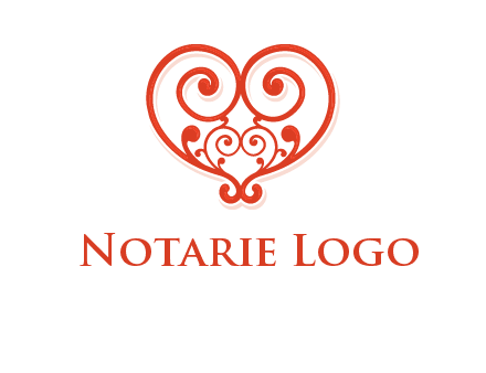 heart matchmaking logo design