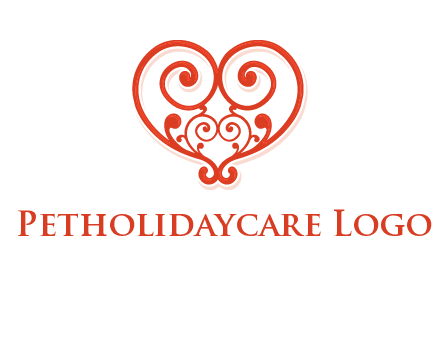 heart matchmaking logo design