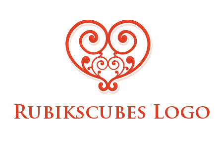 heart matchmaking logo design