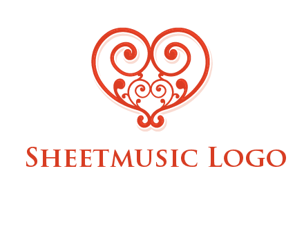 heart matchmaking logo design