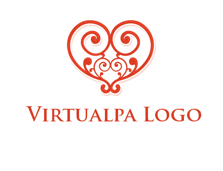 heart matchmaking logo design