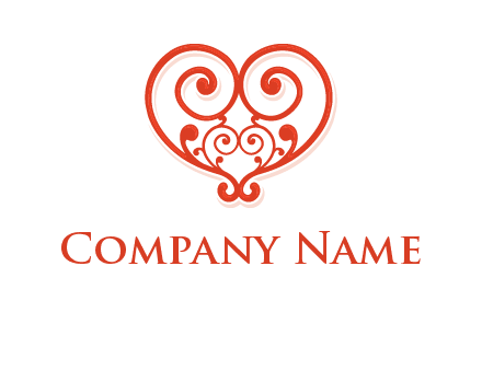 heart matchmaking logo design