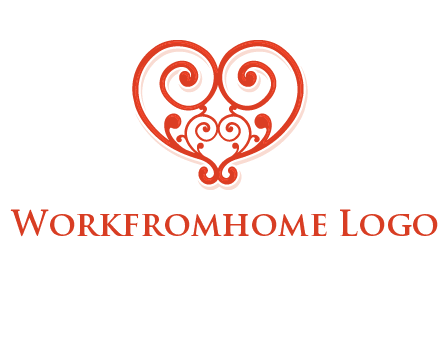 heart matchmaking logo design