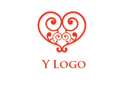 heart matchmaking logo design