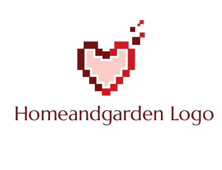 heart pixel icon