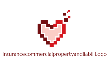 heart pixel icon