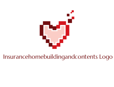 heart pixel icon