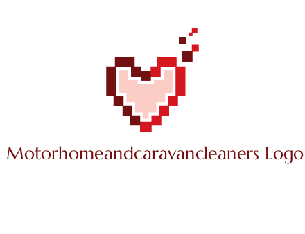 heart pixel icon