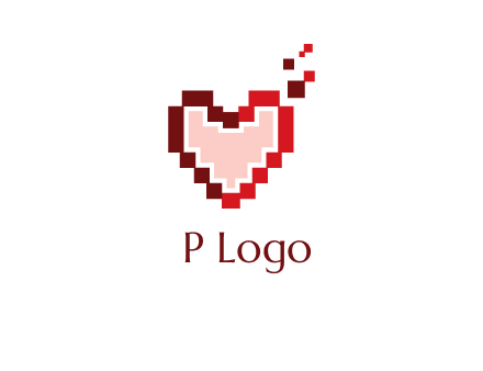 heart pixel icon