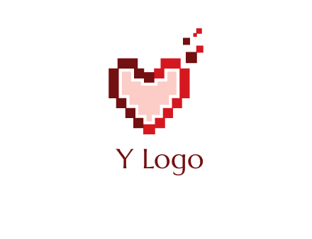 heart pixel icon