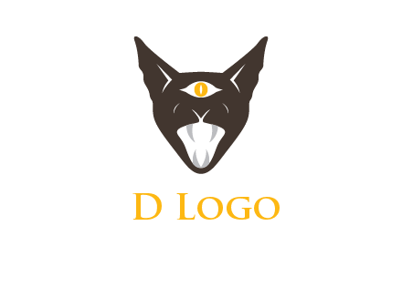 evil eye cat logo