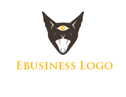 evil eye cat logo