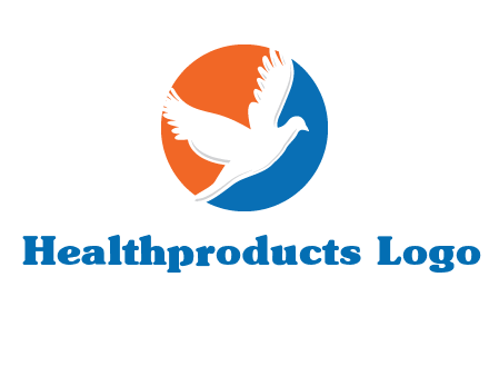 pigeon in circular logo