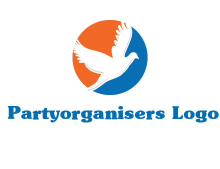 pigeon in circular logo