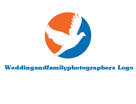 pigeon in circular logo