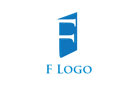 negative spacing letter F on door entertainment logo