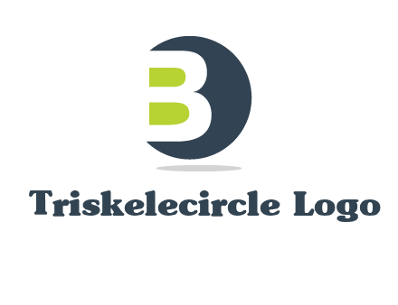 Upper letter B in circular logo