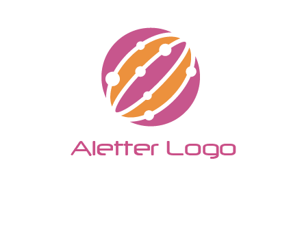 abstract globe logo