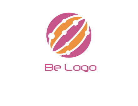 abstract globe logo