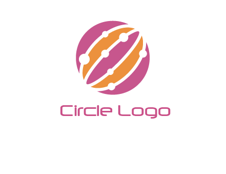 abstract globe logo