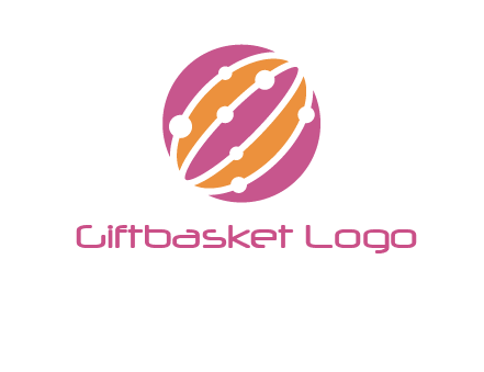 abstract globe logo