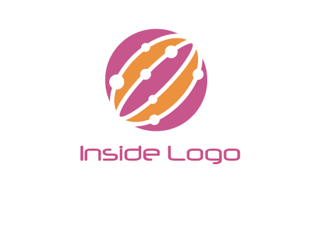 abstract globe logo