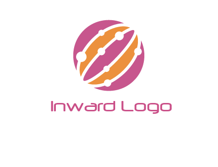 abstract globe logo