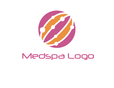 abstract globe logo