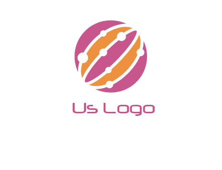 abstract globe logo