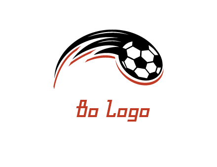 swoosh circular soccer logo