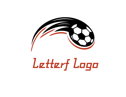 swoosh circular soccer logo