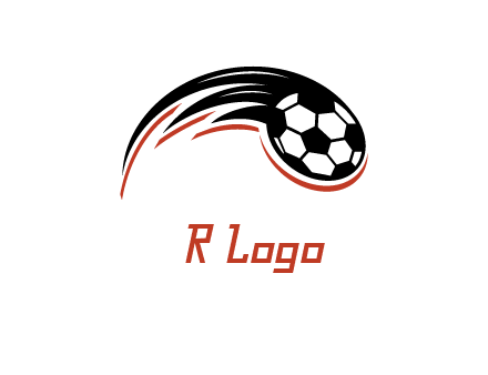 swoosh circular soccer logo