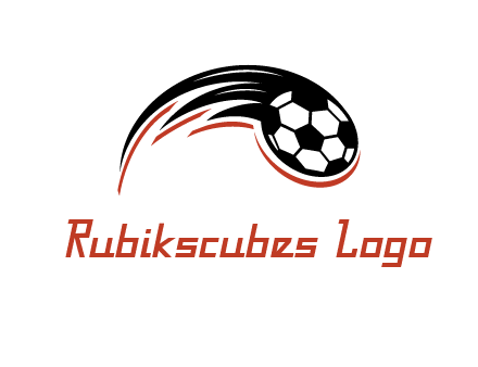 swoosh circular soccer logo