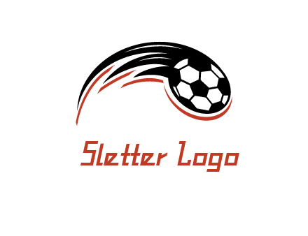 swoosh circular soccer logo