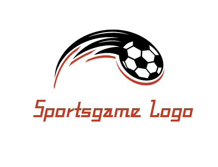 swoosh circular soccer logo