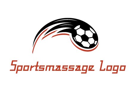 swoosh circular soccer logo