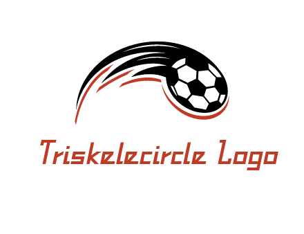 swoosh circular soccer logo