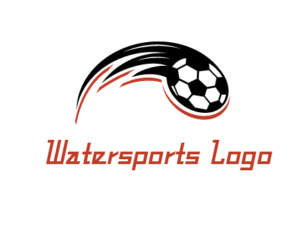 swoosh circular soccer logo