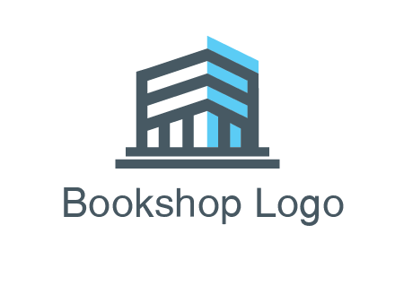 abstract building architecture logo