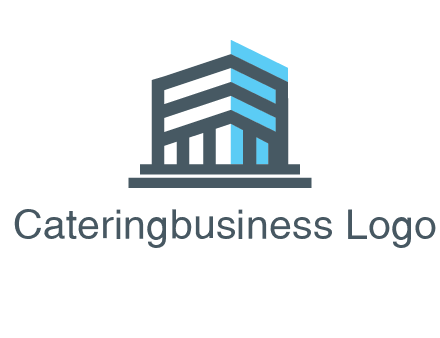 abstract building architecture logo