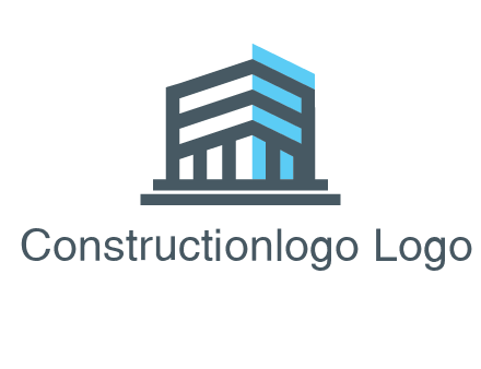 abstract building architecture logo