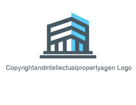 abstract building architecture logo