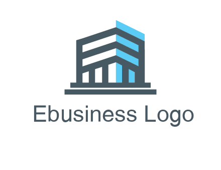 abstract building architecture logo